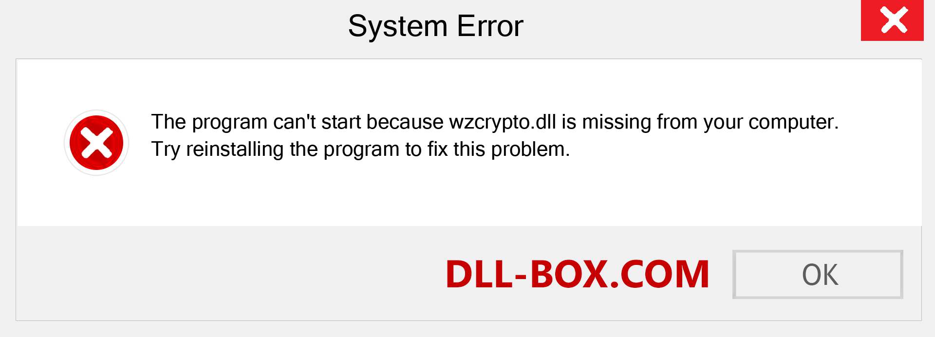  wzcrypto.dll file is missing?. Download for Windows 7, 8, 10 - Fix  wzcrypto dll Missing Error on Windows, photos, images